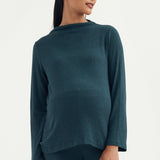 Butter-Soft Mock Neck Sweater | CARRY | Maternity Tops Canada