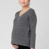 Cara Cable Nursing Knit | Ripe Maternity | Maternity and Nursing Sweaters Canada