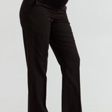 Maternity Straight-Leg Work Pant (Black) | CARRY