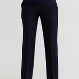 Maternity Straight-Leg Work Pant (Navy) | CARRY