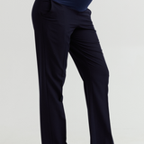 Maternity Straight-Leg Work Pant (Navy) | CARRY