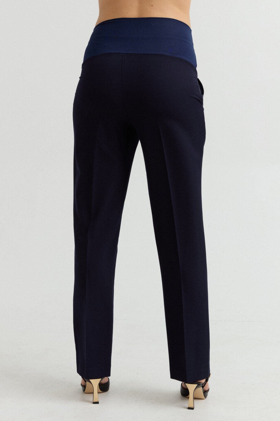 Maternity Straight-Leg Work Pant (Navy) | CARRY