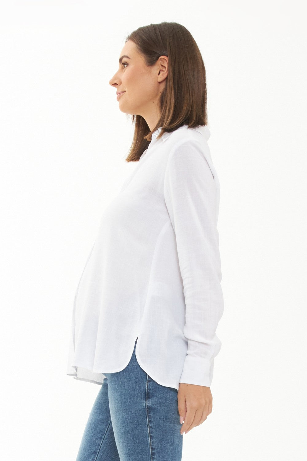 Clara Relaxed Shirt | Ripe Maternity | Maternity & Nursing Tops Canada