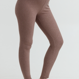 Cozy Fleece Maternity Legging (Mocha) | CARRY