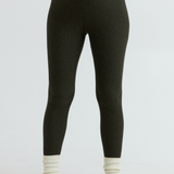 Cozy Fleece Maternity Legging (Forest Green) | CARRY