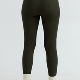 Cozy Fleece Maternity Legging (Forest Green) | CARRY