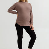 Cozy Fleece Side Zip Sweatshirt