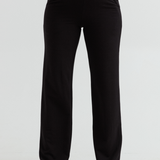 Cozy Fleece Maternity Wide-Leg Pant (Black) | CARRY Canada