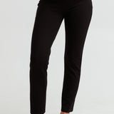 Chic Ponte Maternity Crop Pant (Black) | CARRY