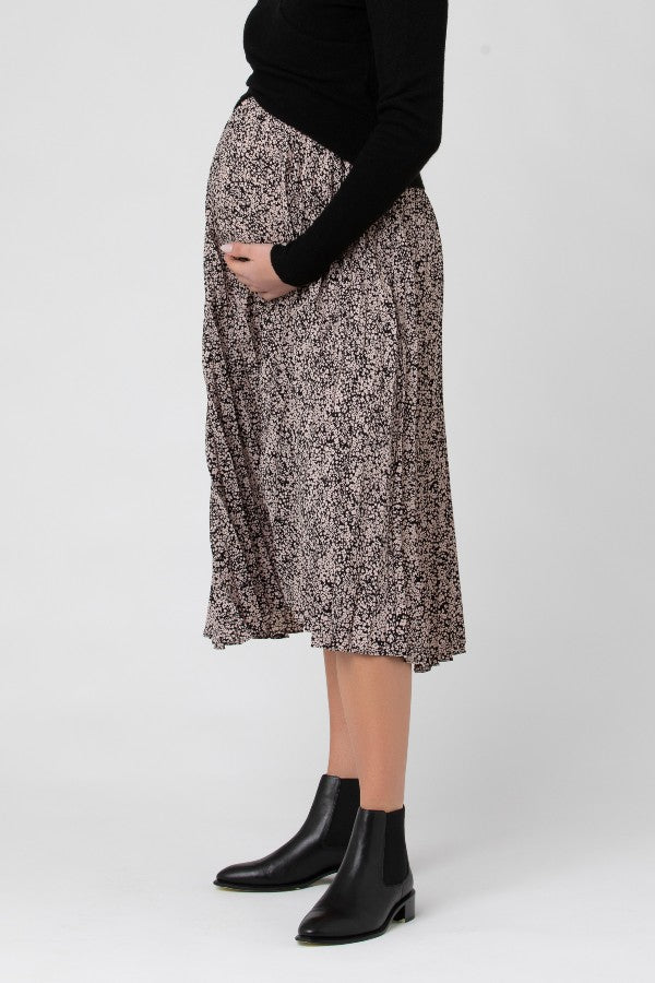 Florence Pleat Skirt | Ripe Maternity | Maternity Skirts Canada
