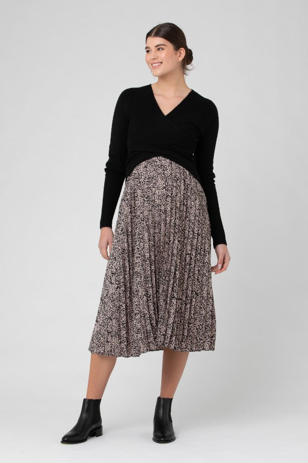 Florence Pleat Skirt | Ripe Maternity | Maternity Skirts Canada
