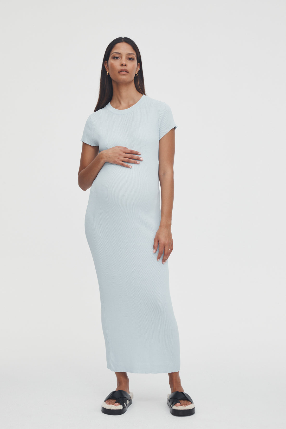 Maternity t shirt maxi hot sale dress