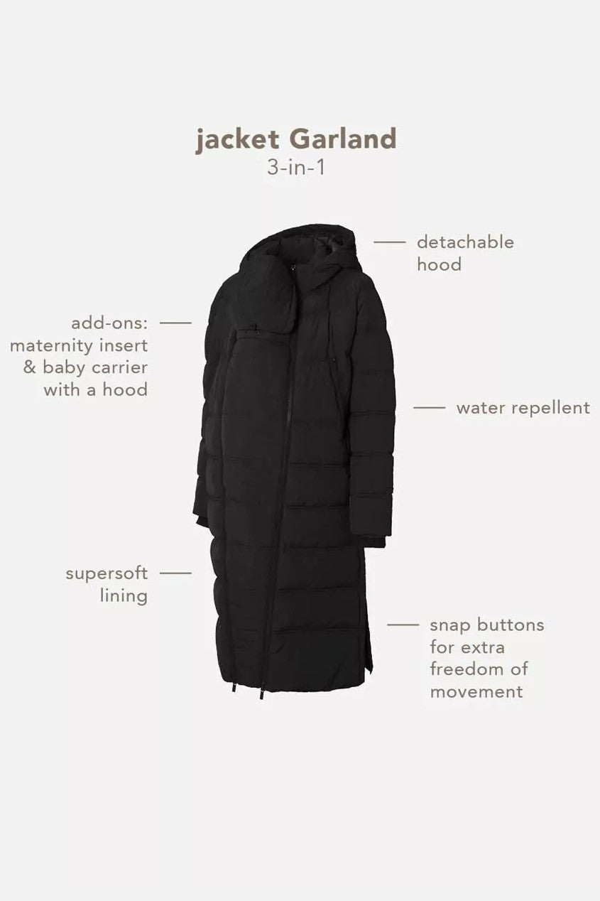 Garland 3-way Winter Coat | Noppies Maternity | CARRY | Maternity Winter Coats Canada