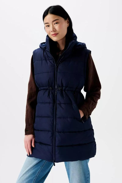 Giza 3-way Winter Coat - Navy | Noppies Maternity | Maternity Winter Coats | Baby Carrying Coats Canada