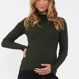 Lift Up Maternity & Nursing Knit (Ivy) | Ripe Maternity Canada
