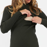 Lift Up Maternity & Nursing Knit (Ivy) | Ripe Maternity Canada