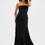 Faith Knit Evening Dress (Black) | Ripe Maternity