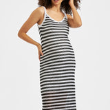 Crochet Summer Maternity Dress (Stripe) | Ripe Maternity