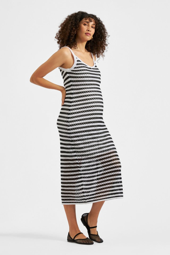 Crochet Summer Maternity Dress (Stripe) | Ripe Maternity