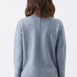 Eva Side-Zip Nursing Knit (Blue Marle) | Ripe Maternity