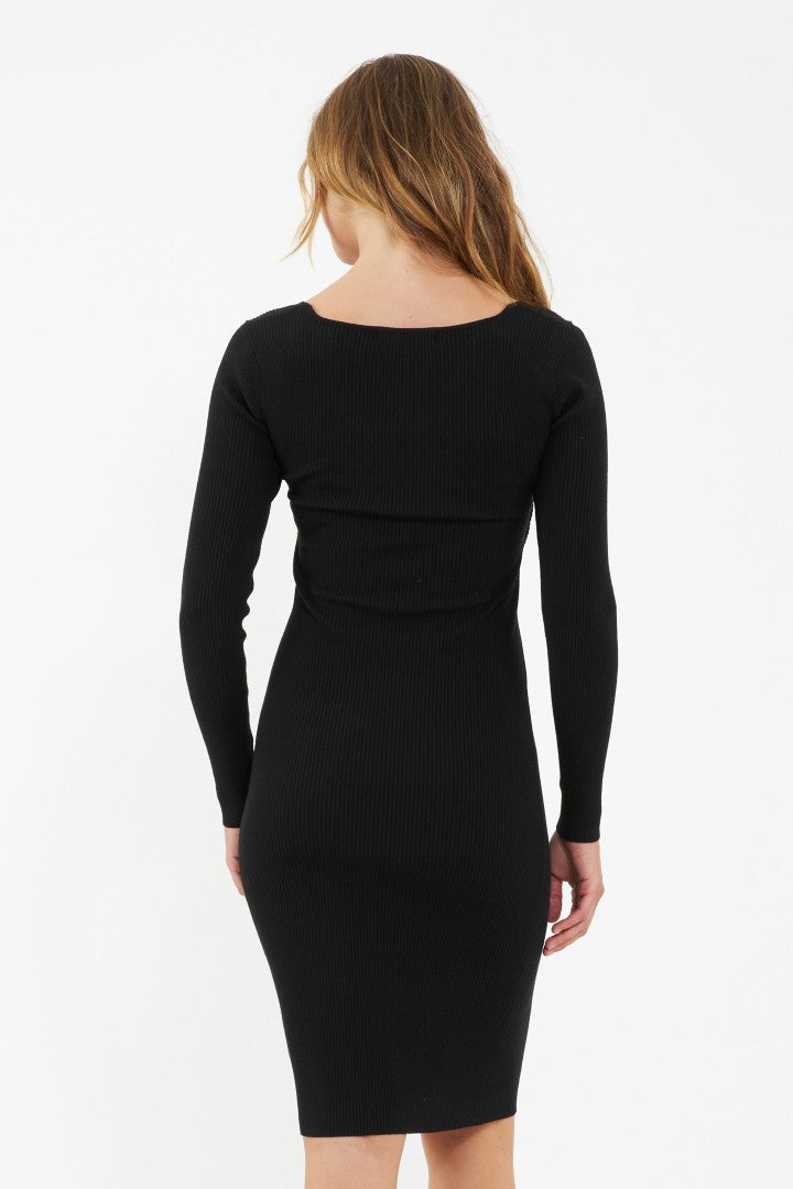 Black nursing dress best sale