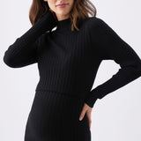 Nella Rib Nursing Knit Dress