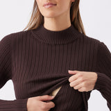 Nella Rib Nursing Knit Dress