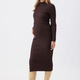 Nella Rib Nursing Knit Dress