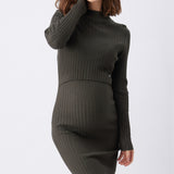 Nella Rib Nursing Knit Dress