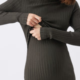 Nella Rib Nursing Knit Dress