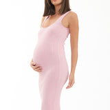 Carmen Rib Knit Maternity Dress | Ripe Maternity | CARRY | Maternity Store | Toronto Canada