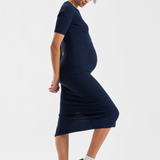 Maddy Knit Polo Maternity & Nursing Dress | Ripe Maternity | Carry Maternity | Maternity and Nursing Dresses Canada