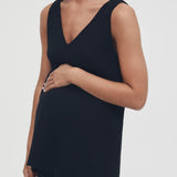 Knit Nursing Tank - Black | Legoe Heritage | Carry Maternity | Maternity and Nursing Tops Canada