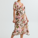 Lily Chiffon Maternity Evening Dress (Floral) | CARRY