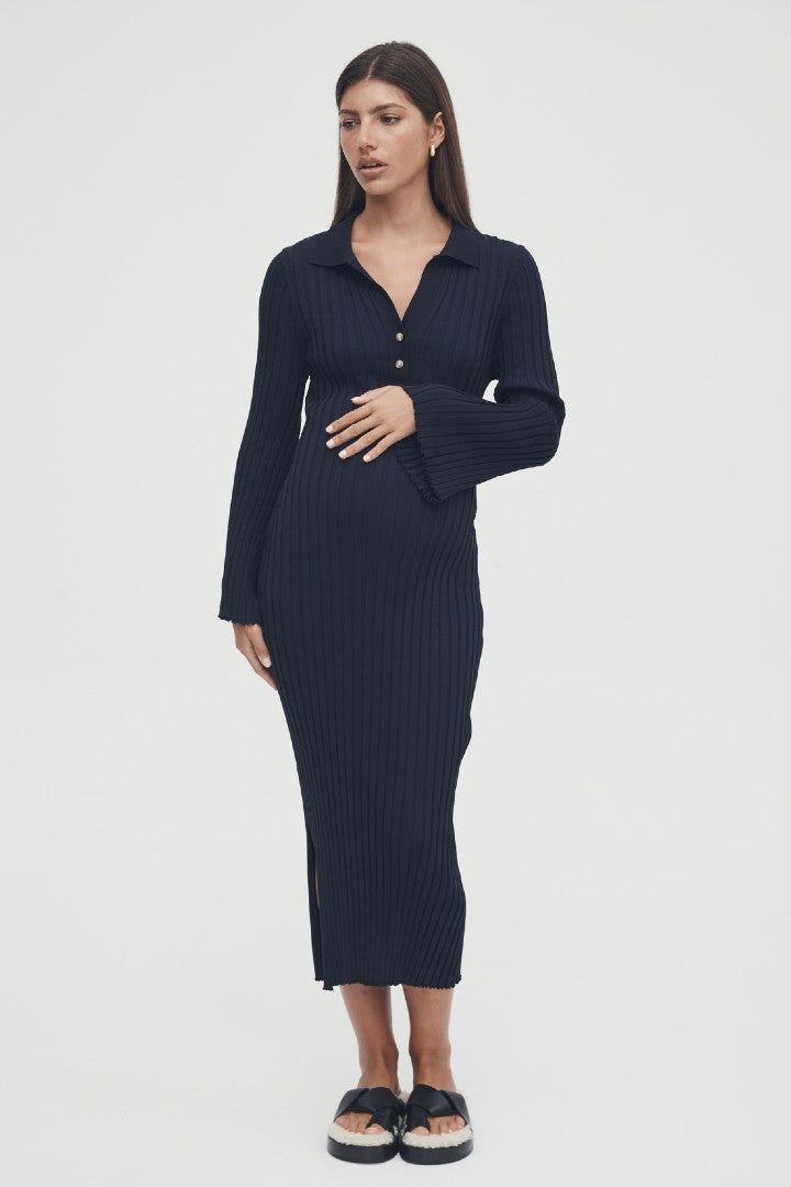 Luxe L/S Polo Dress