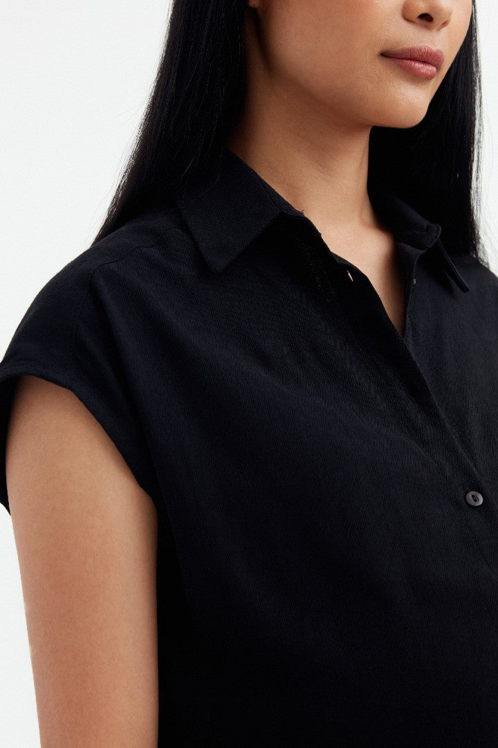 Margo Tencel Blouse | CARRY Maternity | Maternity Tops and Blouses Canada