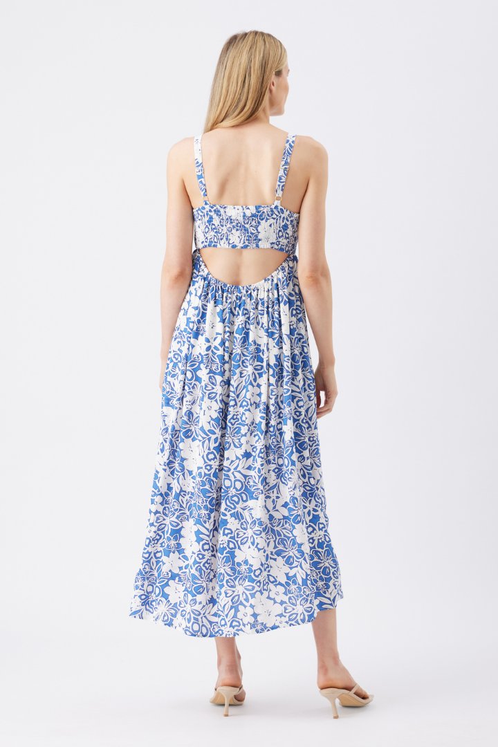 Nahla Longline Dress (Royal) | Ripe Maternity – Carry Maternity Canada