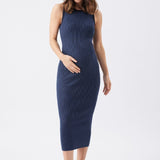Noa Rib Knit Nursing Dress