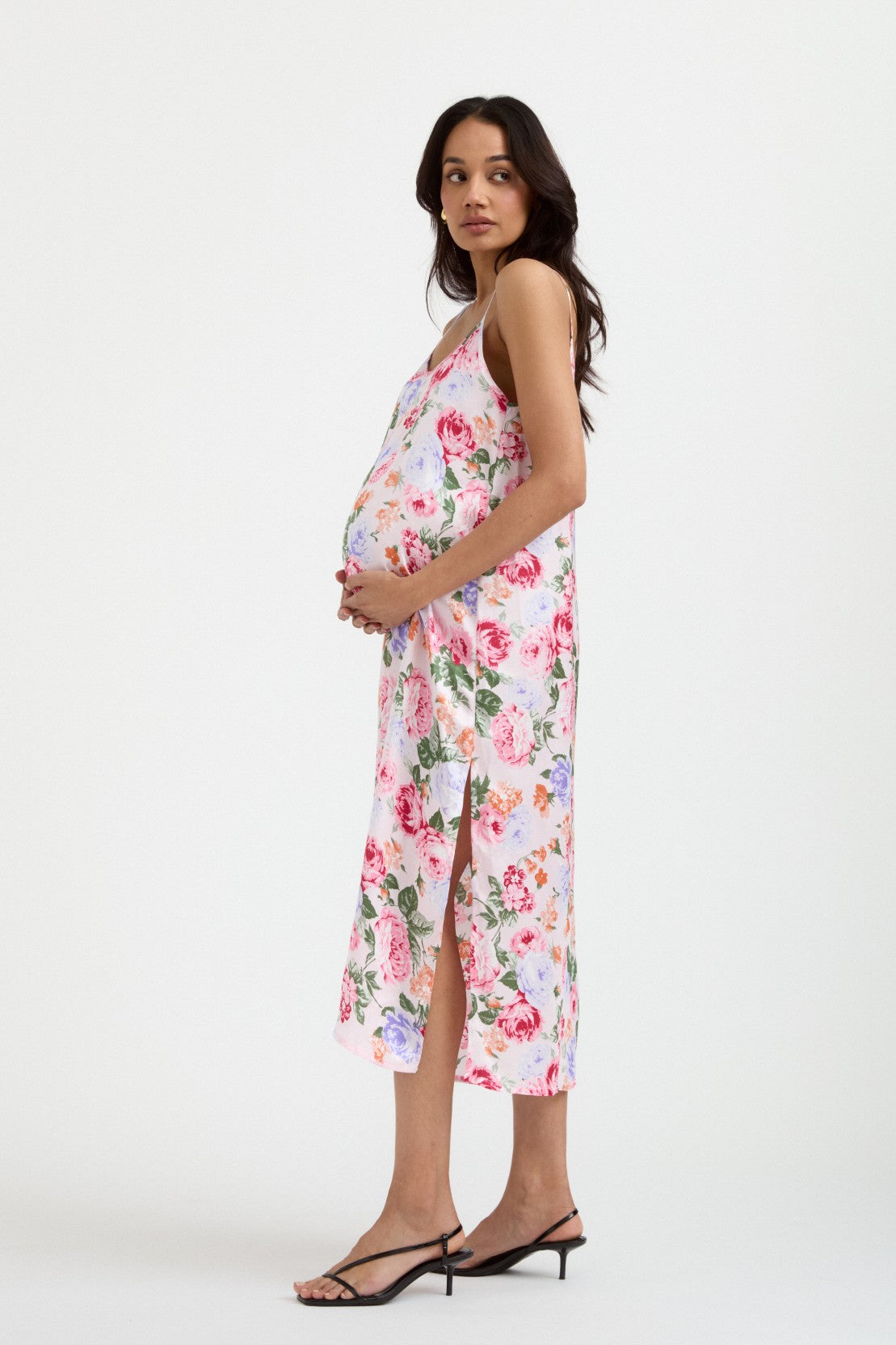 Ophelia Nursing Slip Dress | CARRY Maternity | Maternity & Nursing Dresses Canada