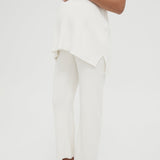 Knit Wide-Leg Pant | Off White | Legoe Heritage | CARRY Maternity | Maternity Pants Canada