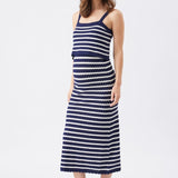 Pointelle Knit Nursing Dress