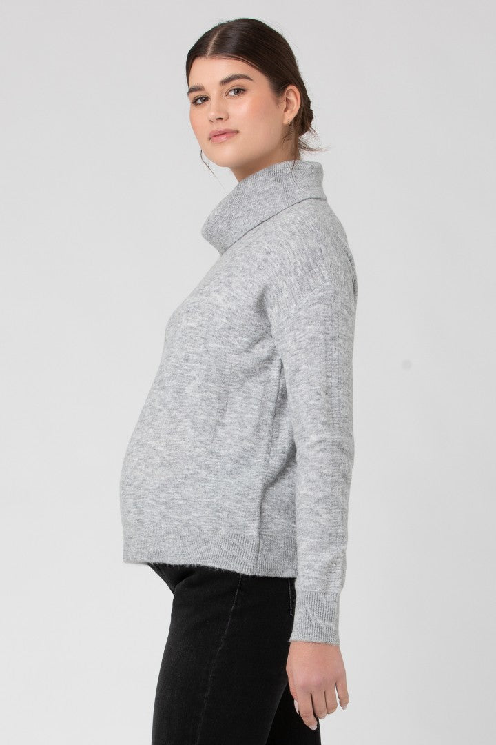 Riley Roll Neck Knit | Ripe Maternity | Maternity Sweaters Canada