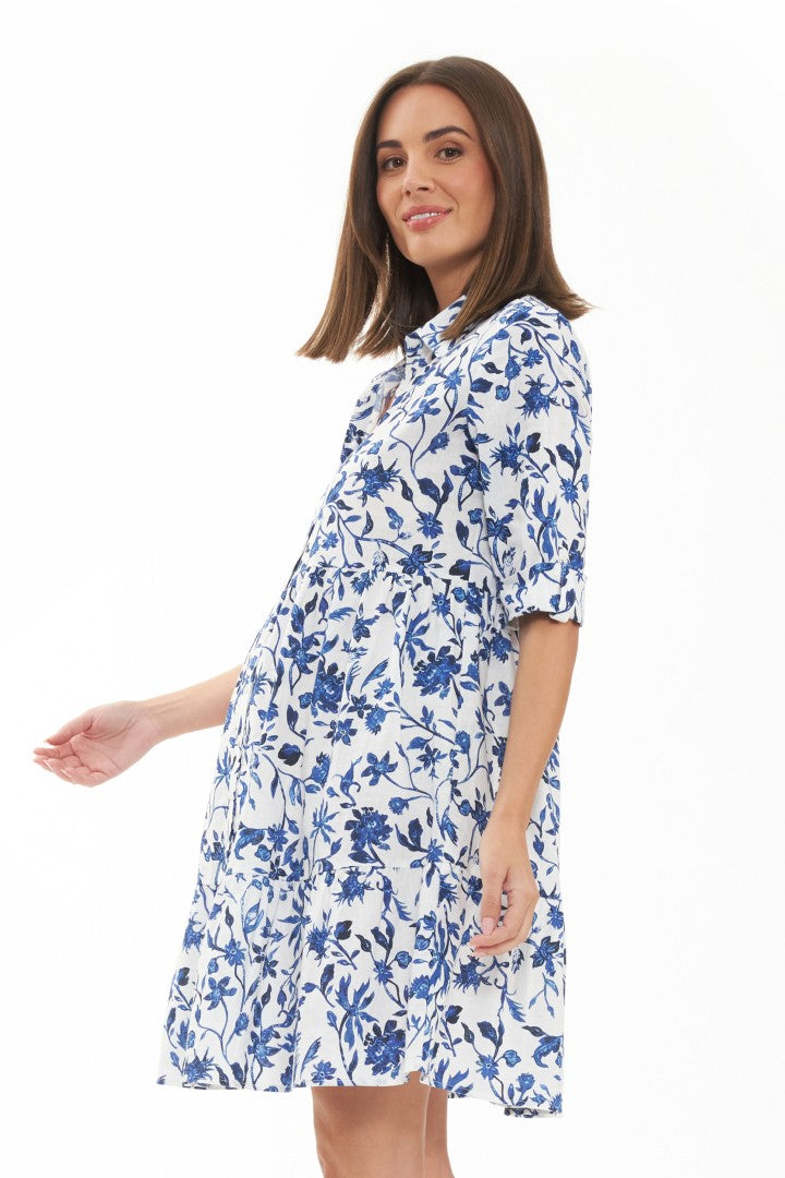 Bella Linen Dress | Ripe Maternity | Maternity and nursing dresses canada