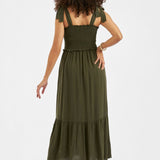 Brandi Shirred Dress