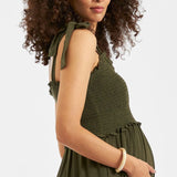 Brandi Shirred Dress
