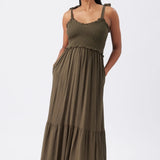 Brandi Shirred Dress