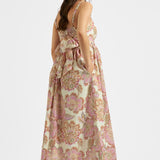 Hope Tie Back Linen Dress