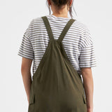 Terry Linen Maternity Playsuit (Khaki) | Ripe Maternity