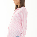 Emmy Stripe Shirt | Ripe Maternity | Maternity Shirts Canada