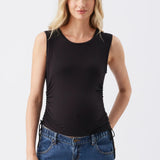 Jodie Ruched Rib Tank